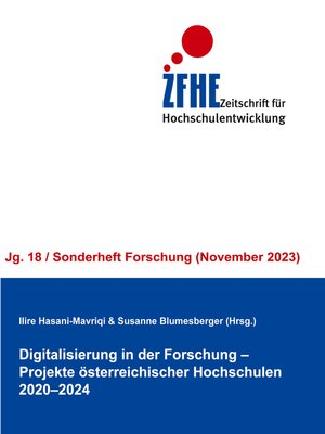 cover image of Digitalisierung in der Forschung. Projekte österreichischer Hochschulen 2020-2024